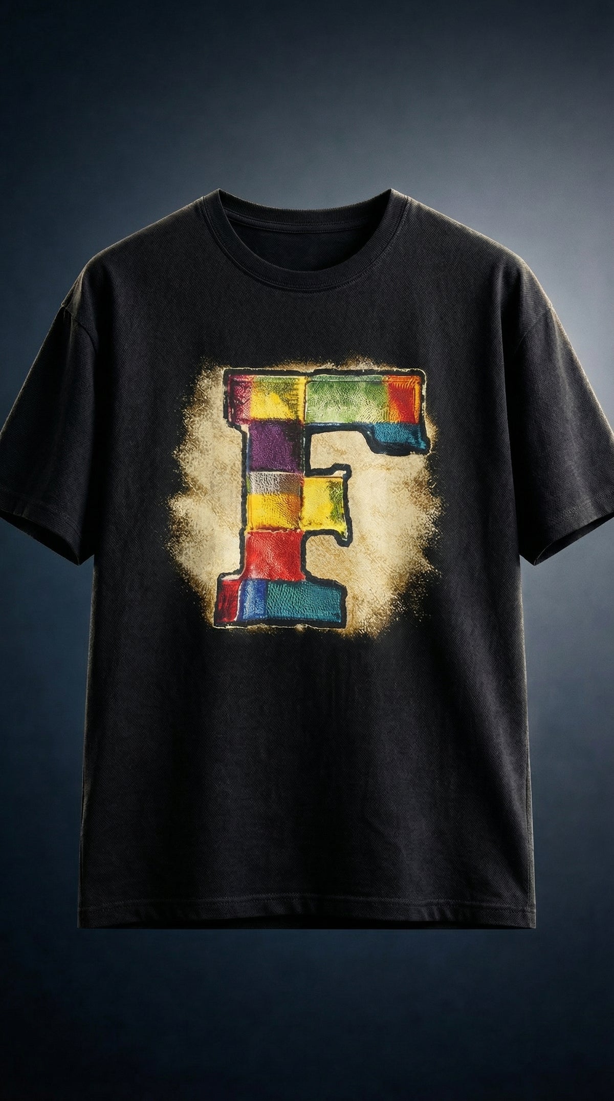 Vibrant Future Oversized Tee — Graphic Cotton Fit — view 3