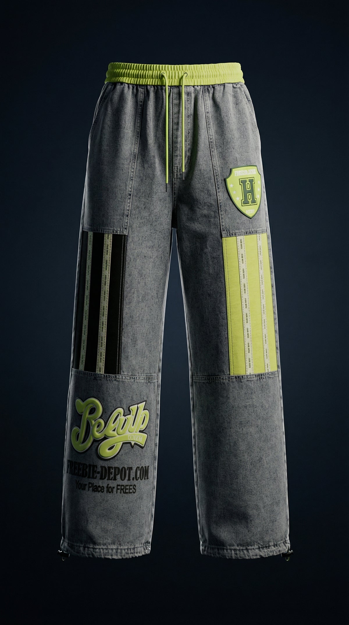 Denim Depot Lower — Tapered Fit Elasticated Jogger — view 2