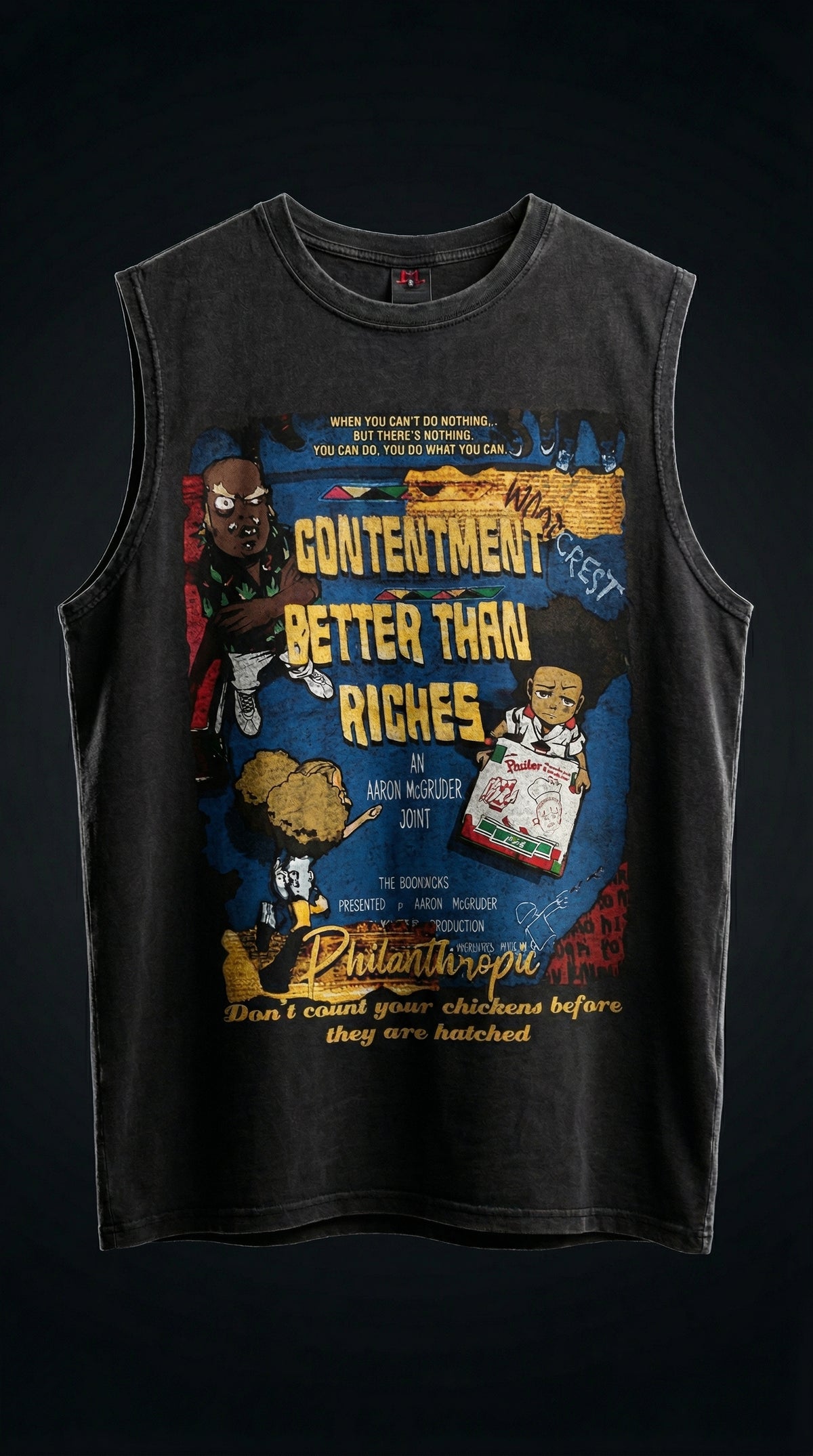 Road-Rage Graphic Tank — Dropped Armholes, Cotton Jersey — view 2