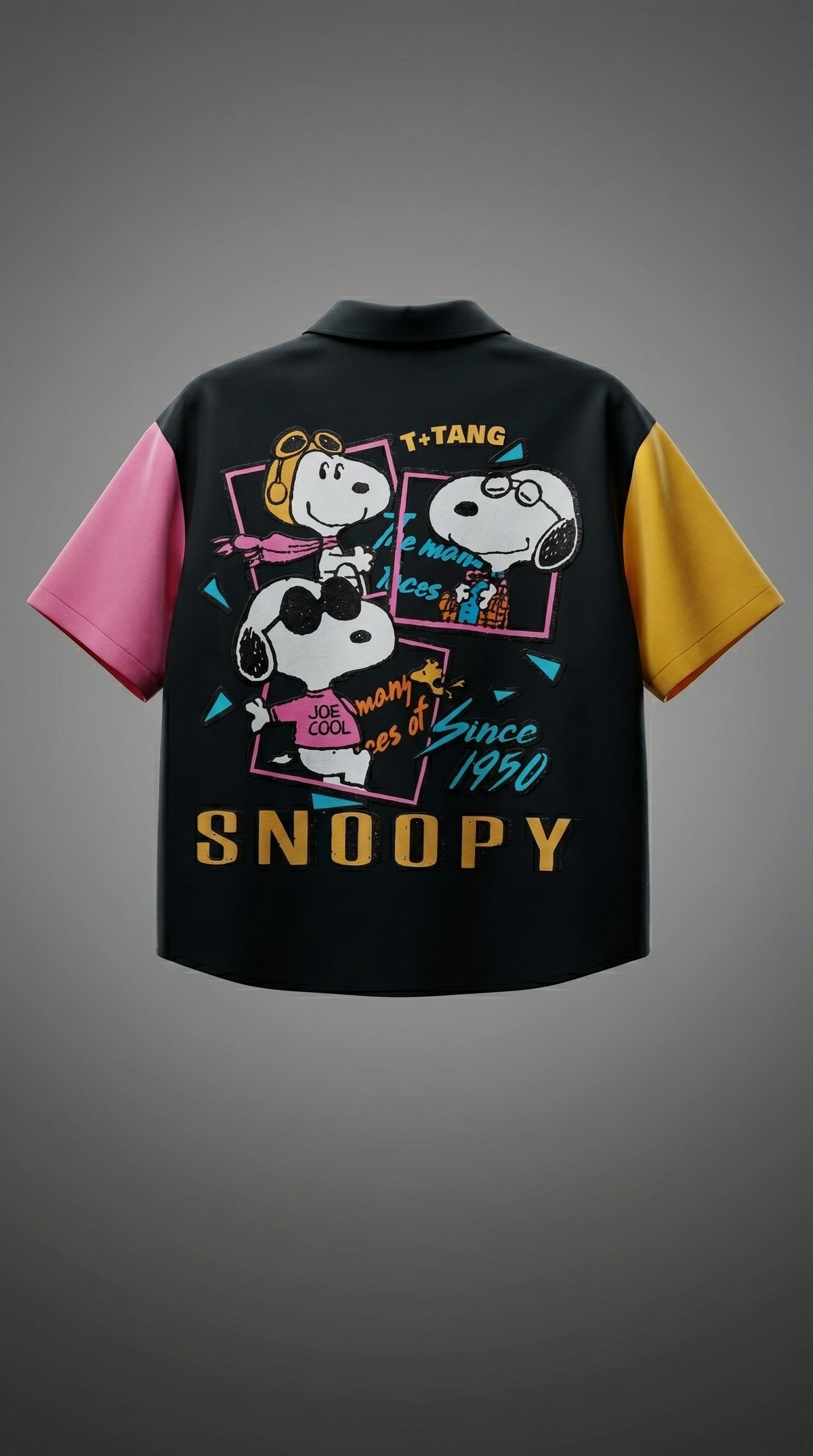 Beagle Graphic Oversized Shirt — Smooth Tailored Fit — view 3