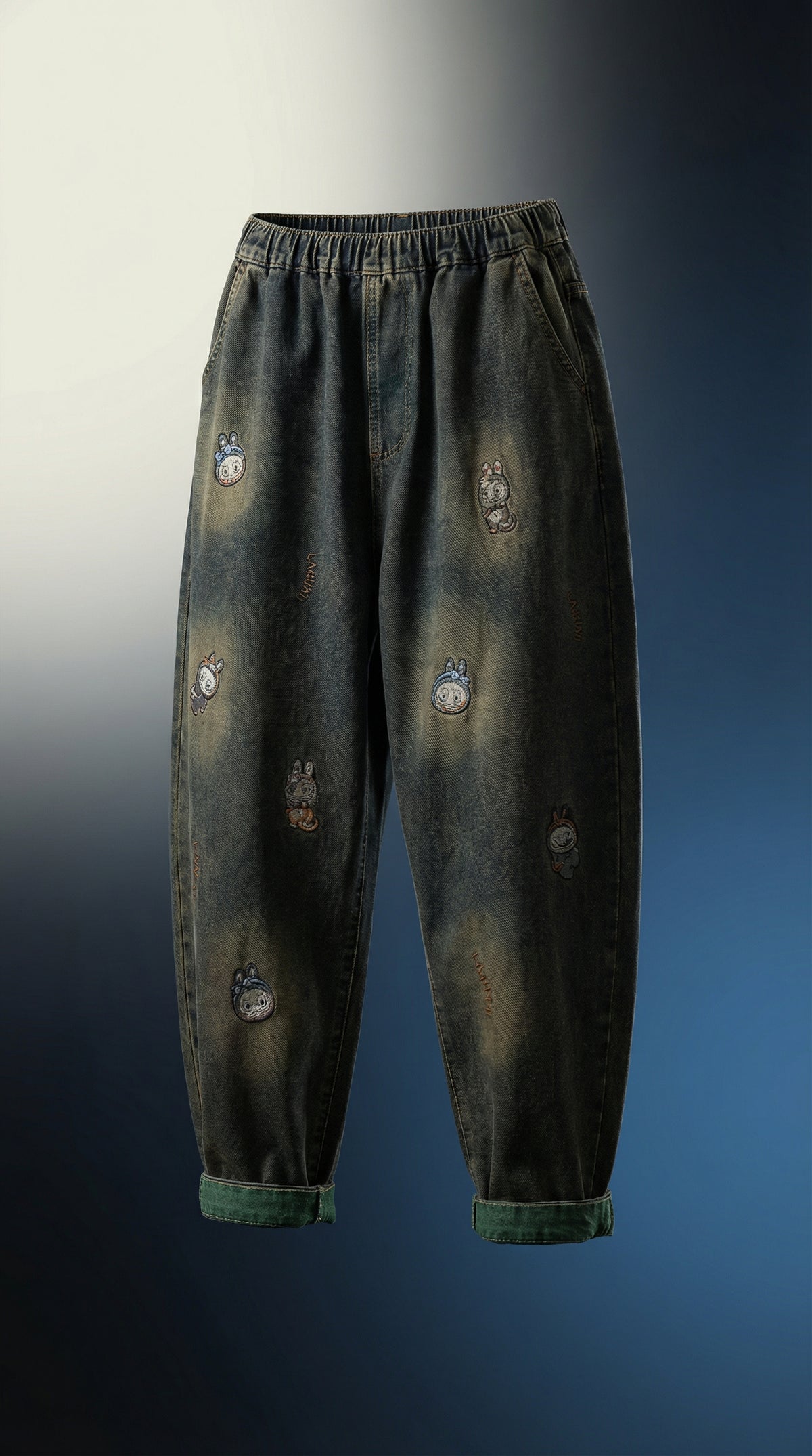 Denim Art Edition Jeans — Premium Blue Selvedge Fit — view 3