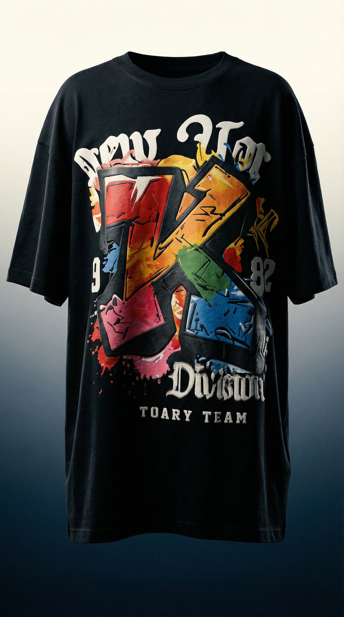 Pop Art Drip Oversized Tee — Premium Street Fit — view 4