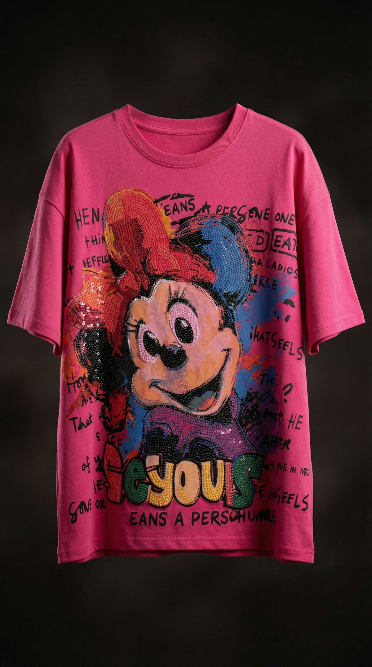 Pop Riot Graphic Tee — Oversized Fit, Premium Cotton — view 2