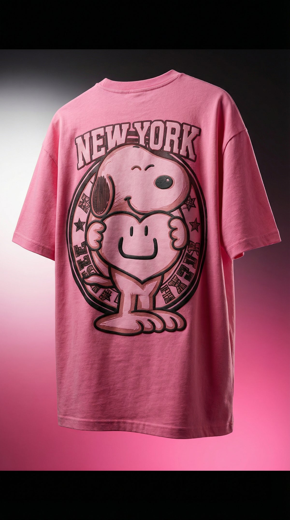 Scholar Dog Oversized Tee — Premium Cotton Drop Shoulder — view 6