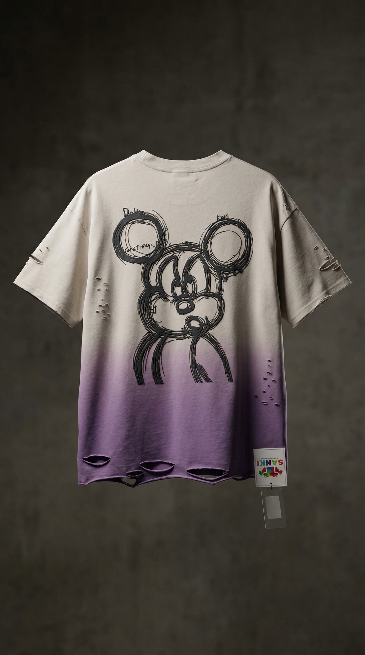 Bubble Bear Graphic Oversized Tee — Premium Cotton Fit — view 13