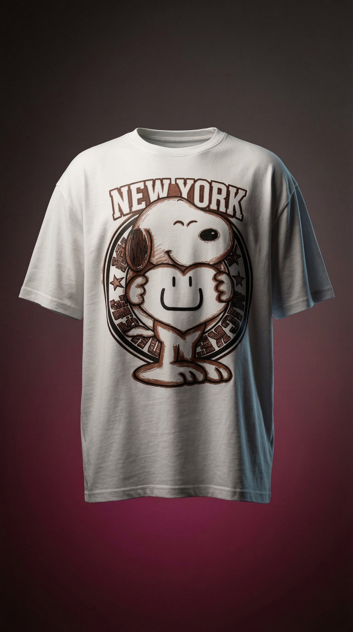 Scholar Dog Oversized Tee — Premium Cotton Drop Shoulder — view 2