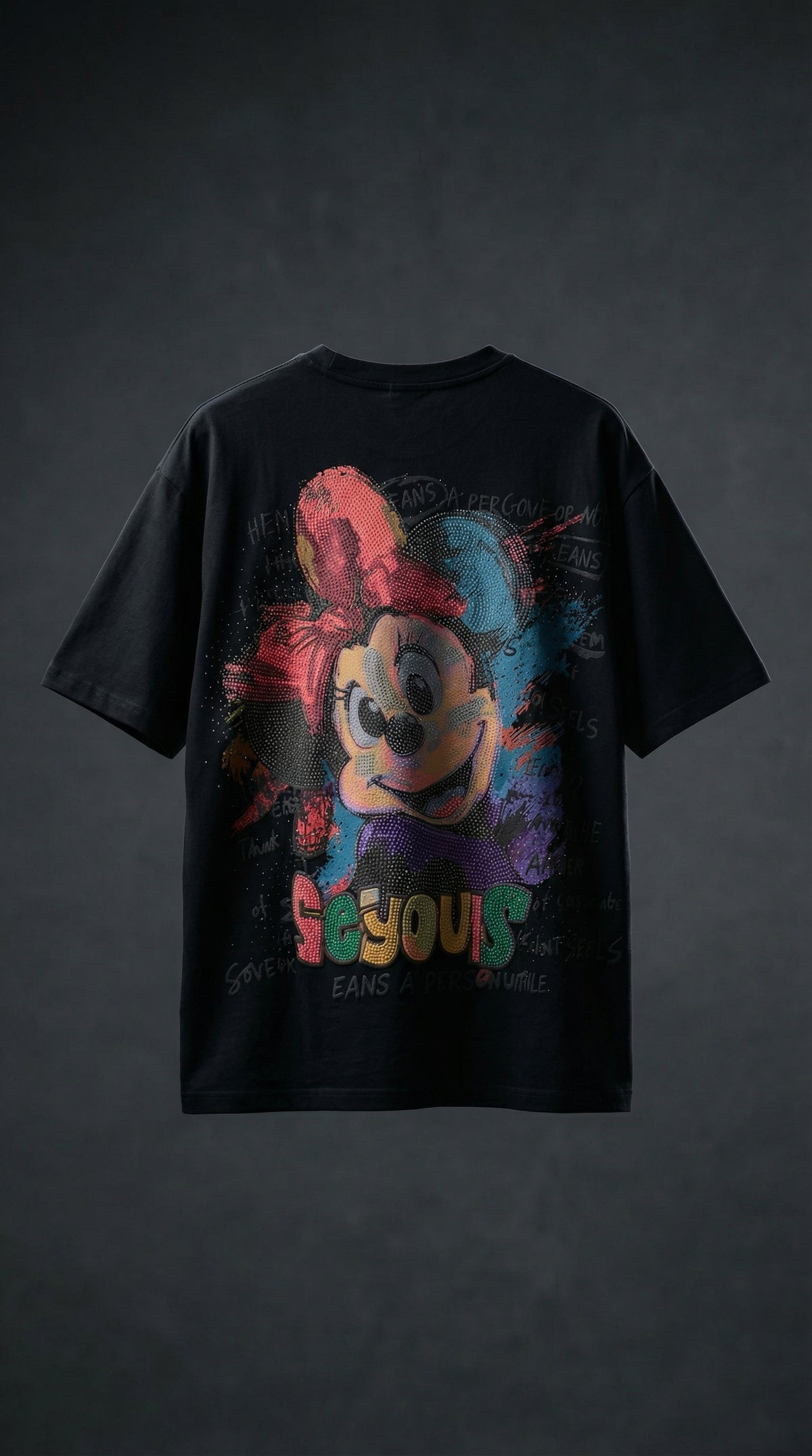 Pop Riot Graphic Tee — Oversized Fit, Premium Cotton — view 3