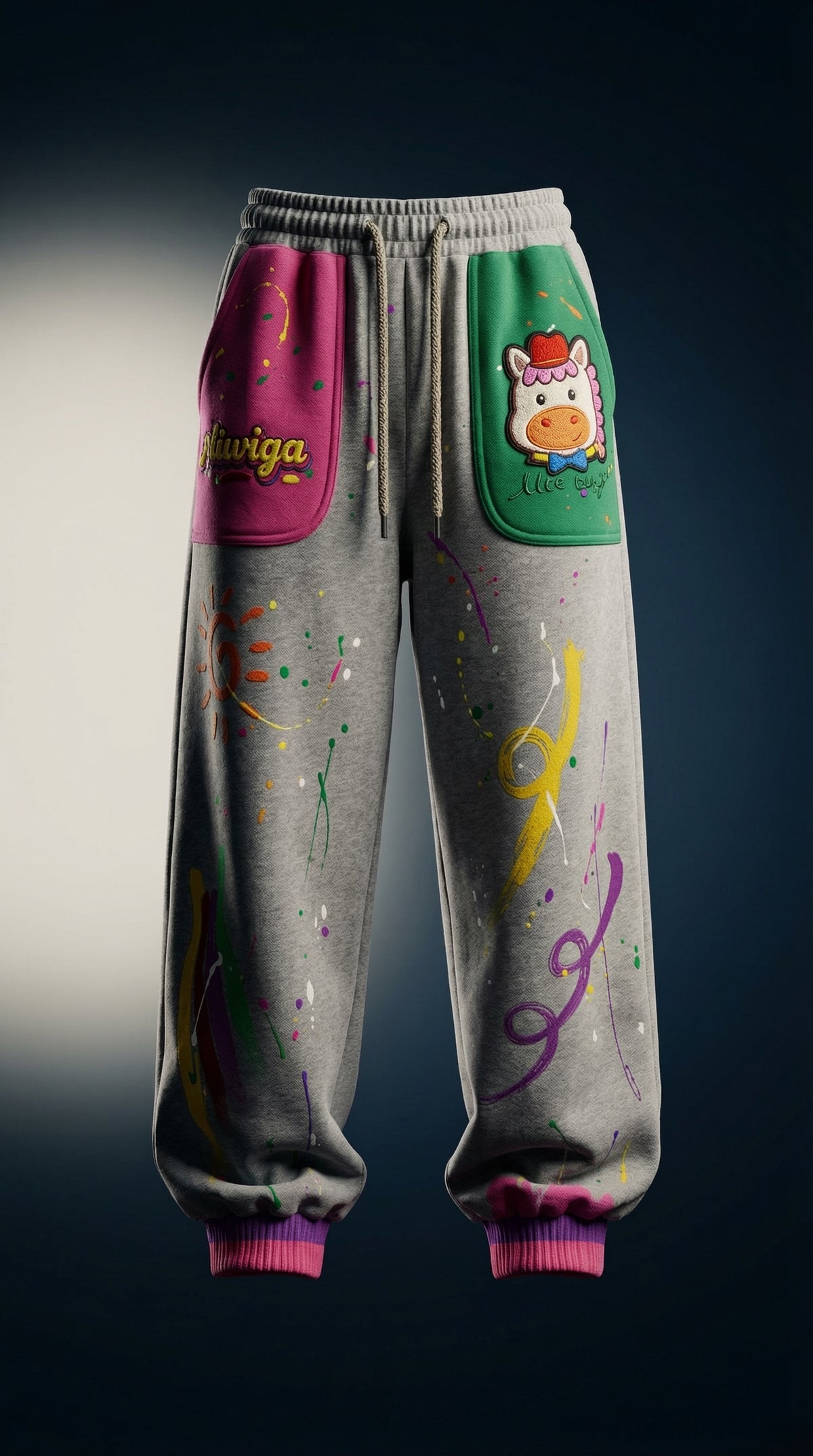 Peace Mode Joggers — Elasticated Tapered Fit — view 4