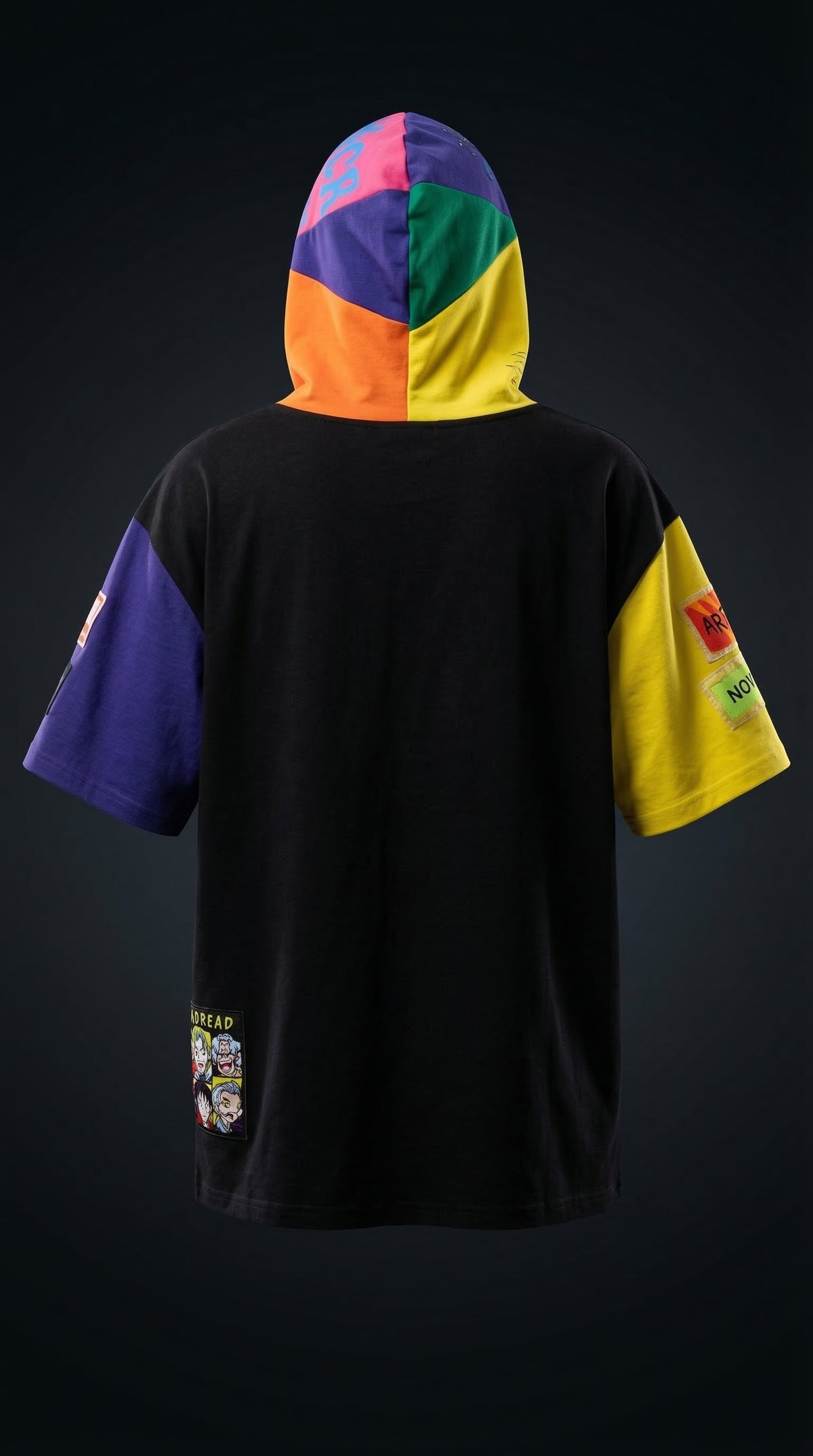 Chill Mode On Hooded Tee — Short Sleeve Oversized Fit — view 2