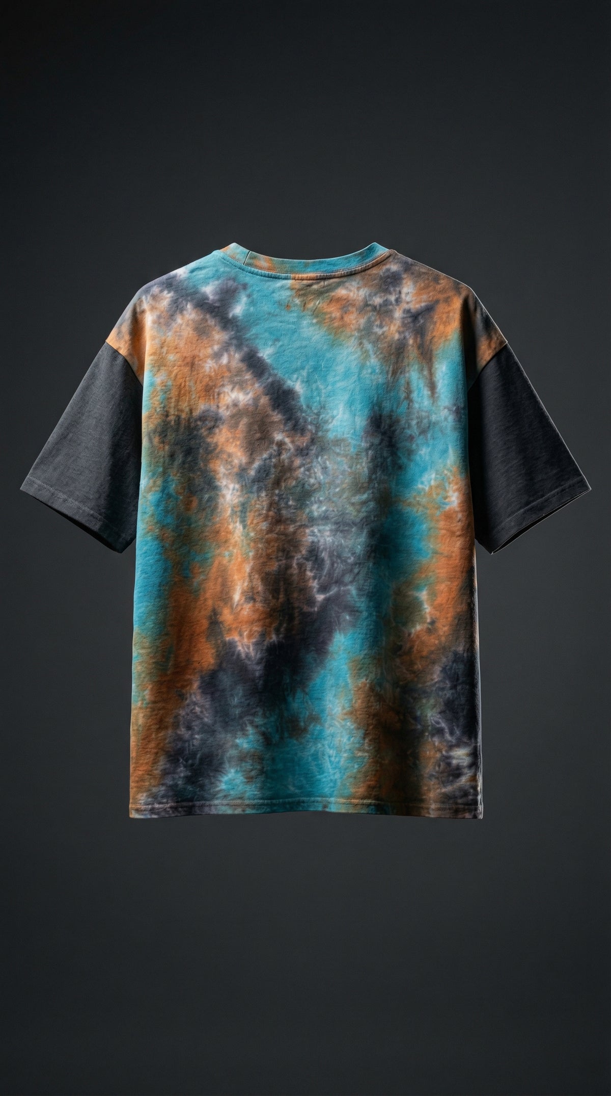 Dual Tone Oversized Tee — Contrast Panel Fit — view 7