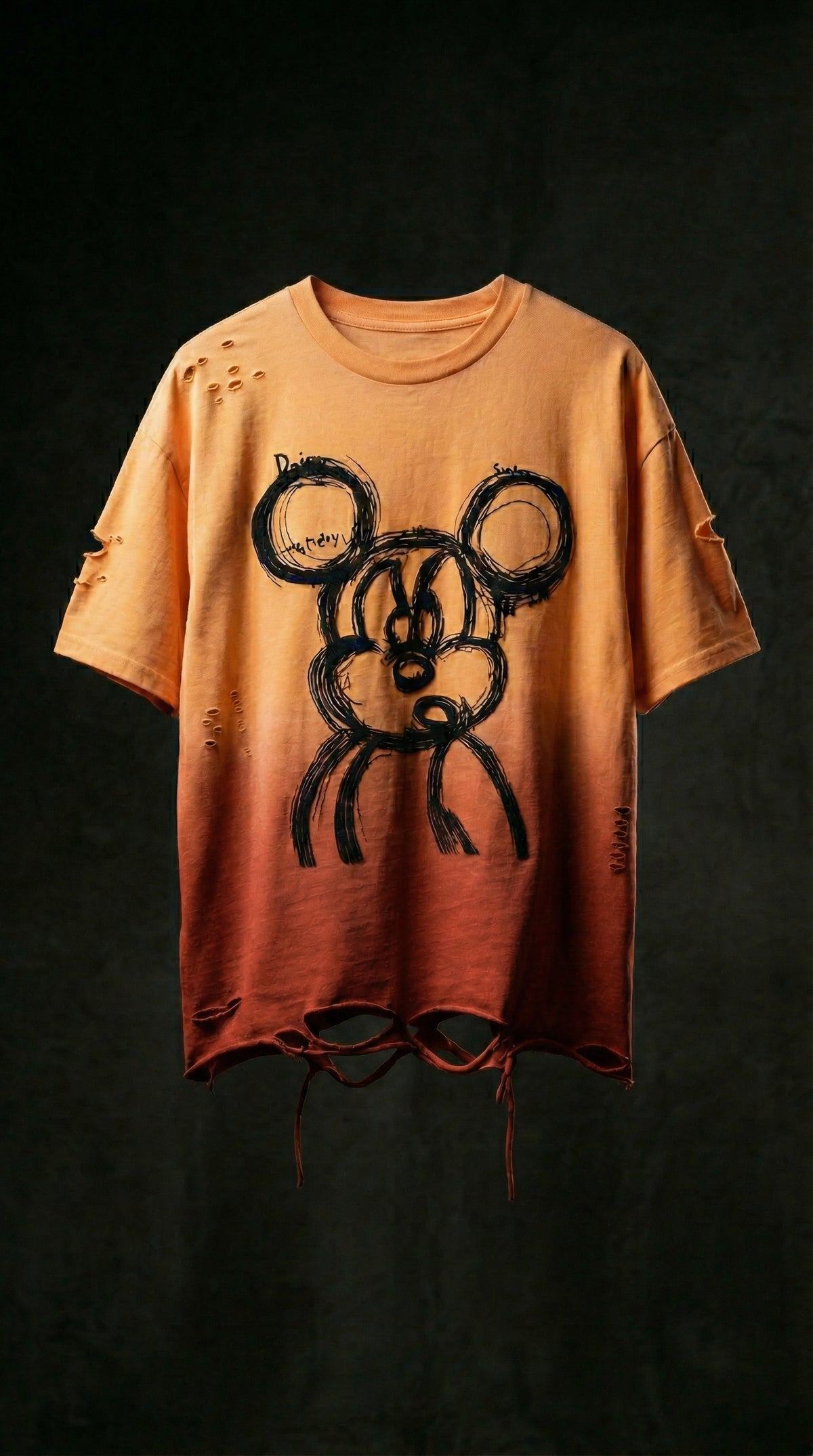 Bubble Bear Graphic Oversized Tee — Premium Cotton Fit — view 10