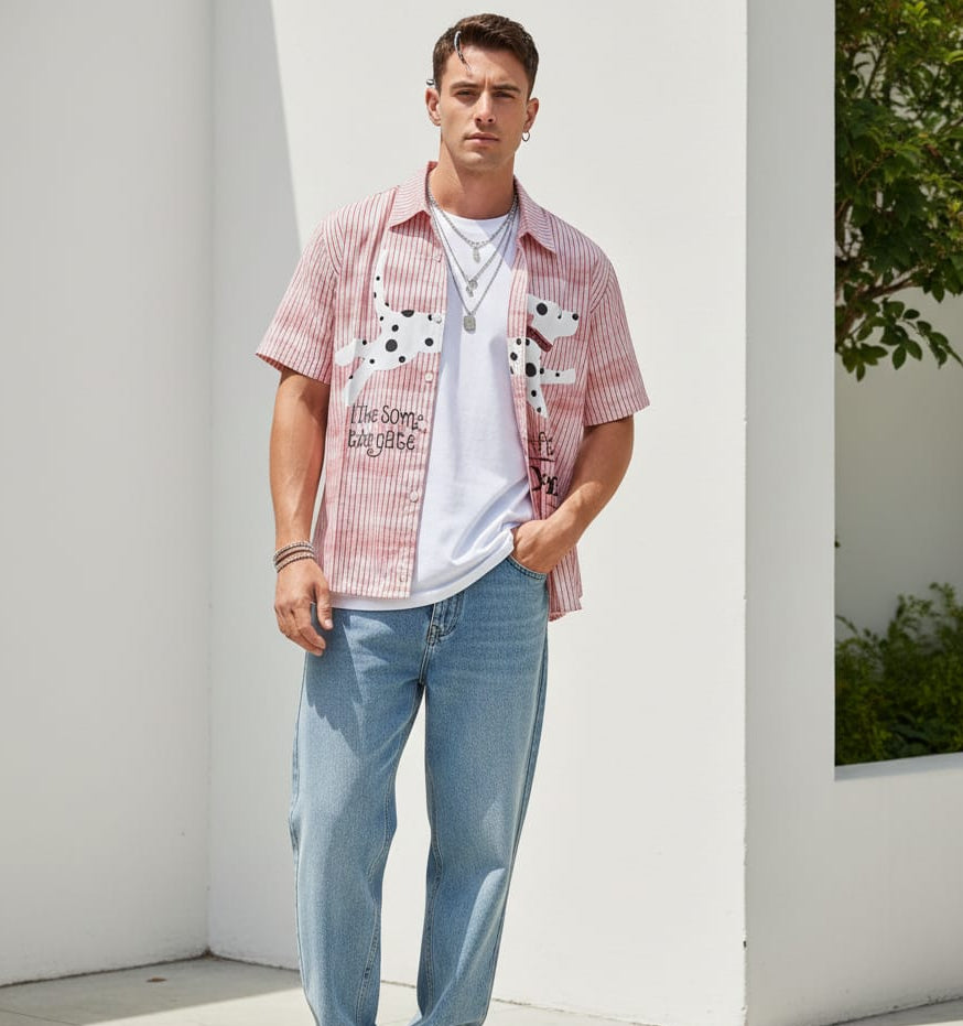 Colour-Block Shirt — Premium Cotton Comfort Fit — view 6
