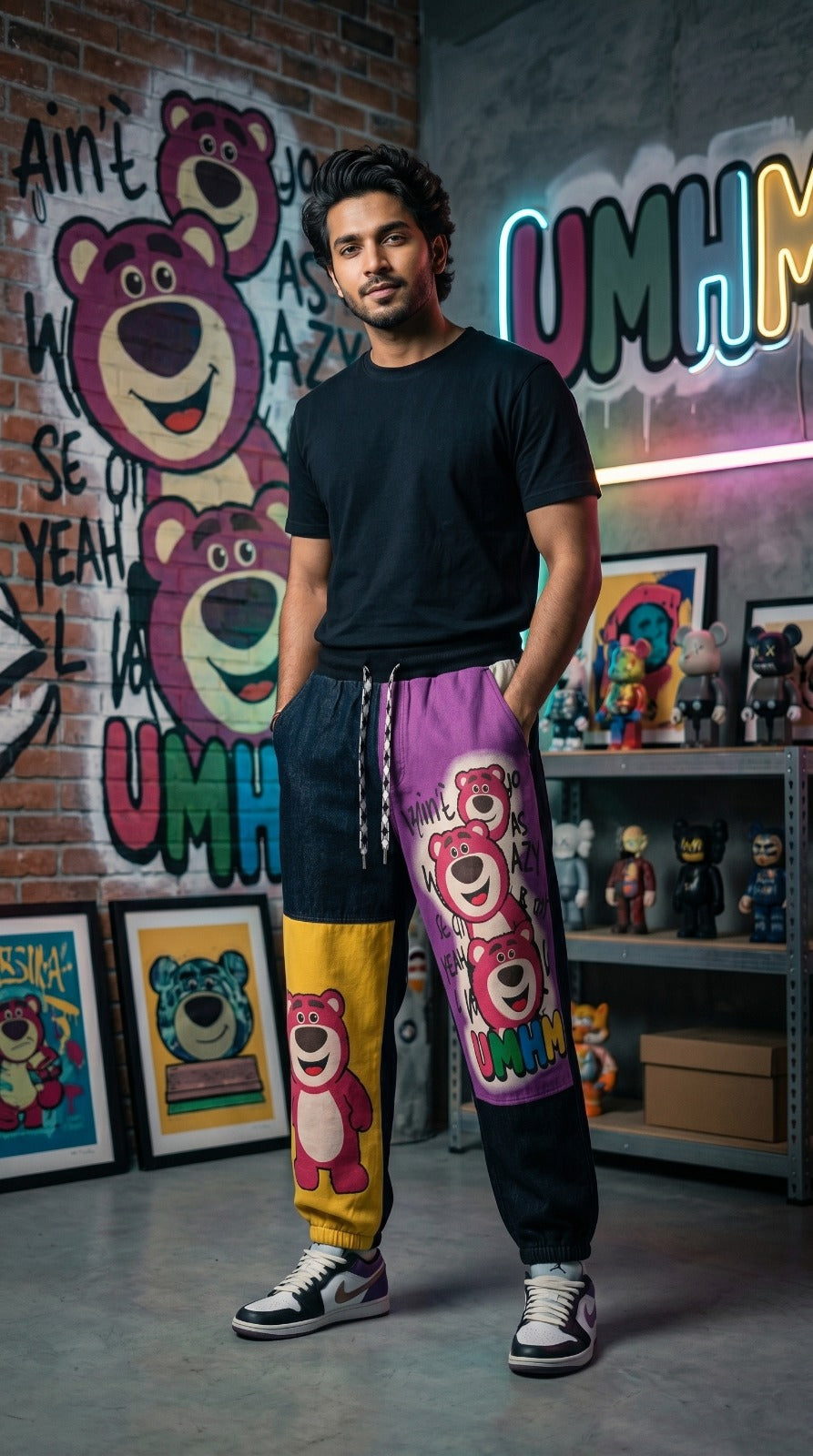 Bearish Lower — Tapered Fit Joggers — view 4