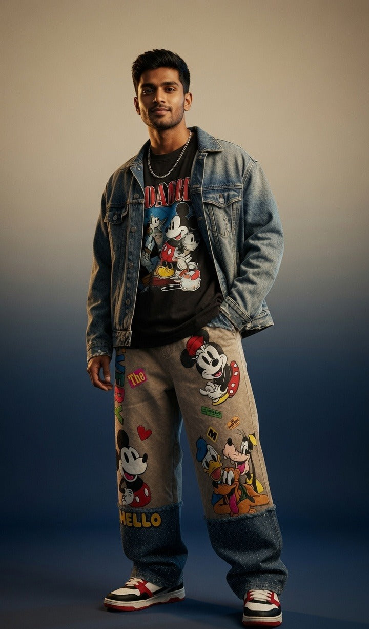 SANKI denim double Power Lower