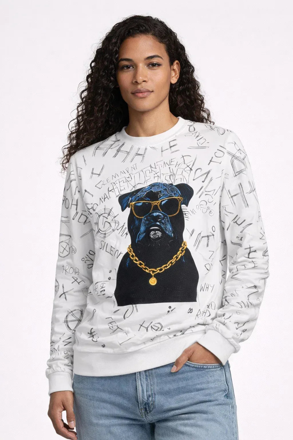 Sanki Alpha Dog Graffiti Sweatshirt - Sanki