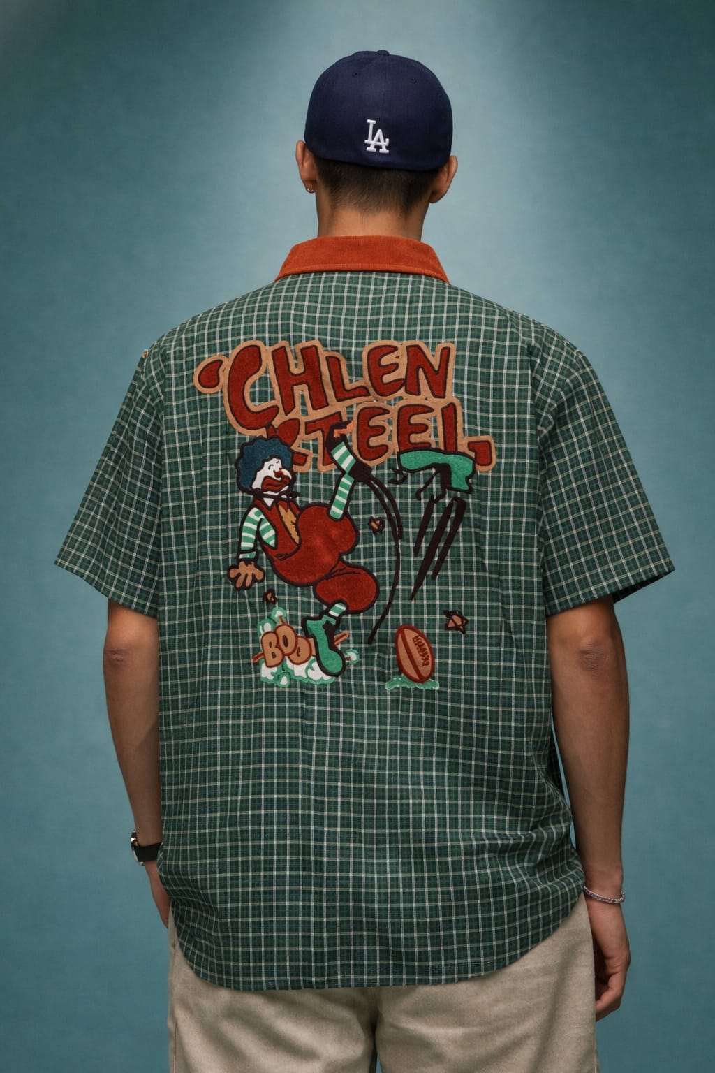 Abstract Print Shirt — Relaxed Fit — view 4