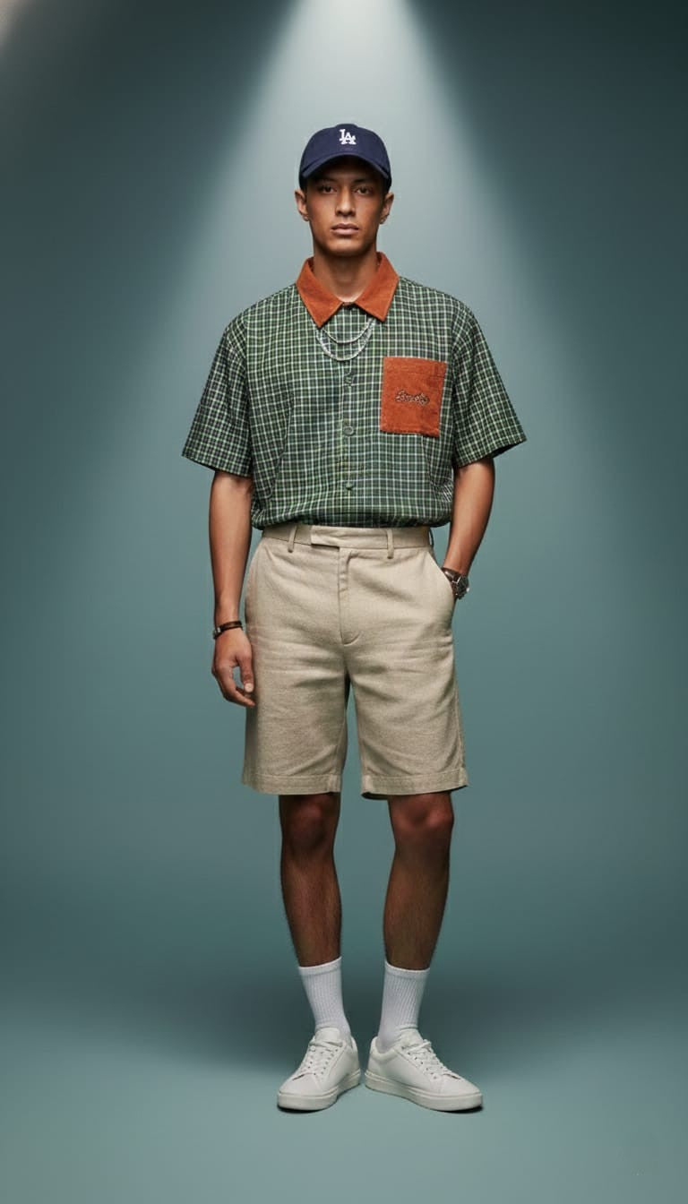 Abstract Print Shirt — Relaxed Fit — view 2