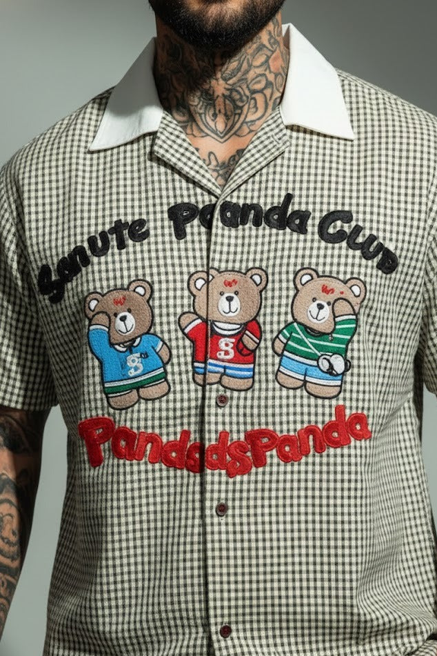 Funky Shirt YH338 — Premium Cotton Black — view 5