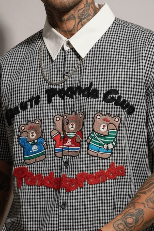 Funky Shirt YH338 — Premium Cotton Black — view 4