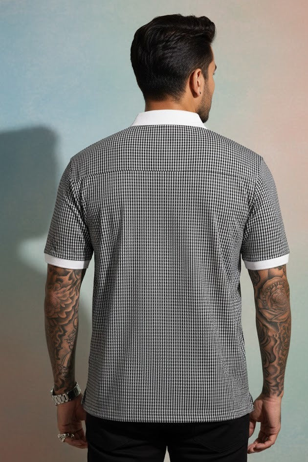 Funky Shirt YH338 — Premium Cotton Black — view 6