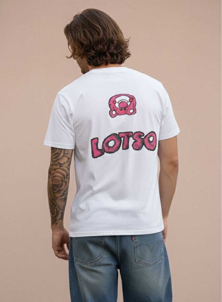 Pink Hype Teddy Oversized Tee — Soft Cotton Fit — view 22