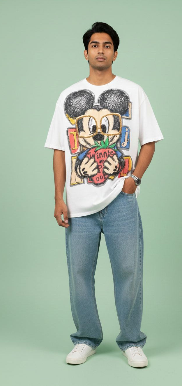 Classic Chill Oversized Tee — Graphic Print Fit — view 4