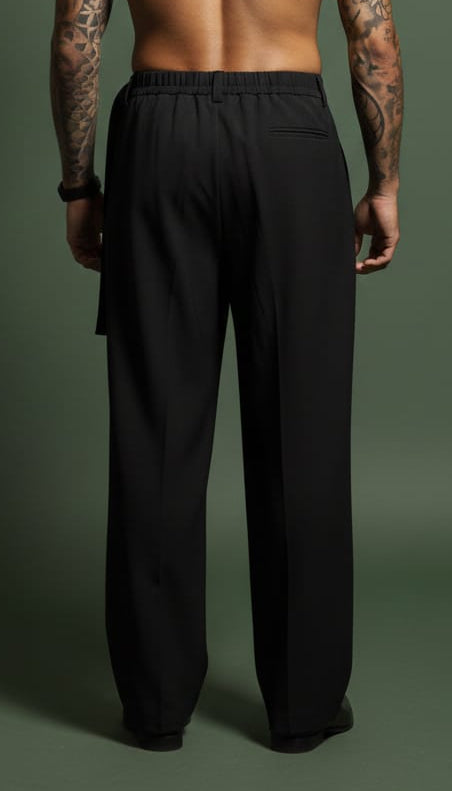 Plan Belt Bottom Trouser — Wide-Leg Utility Fit — view 5