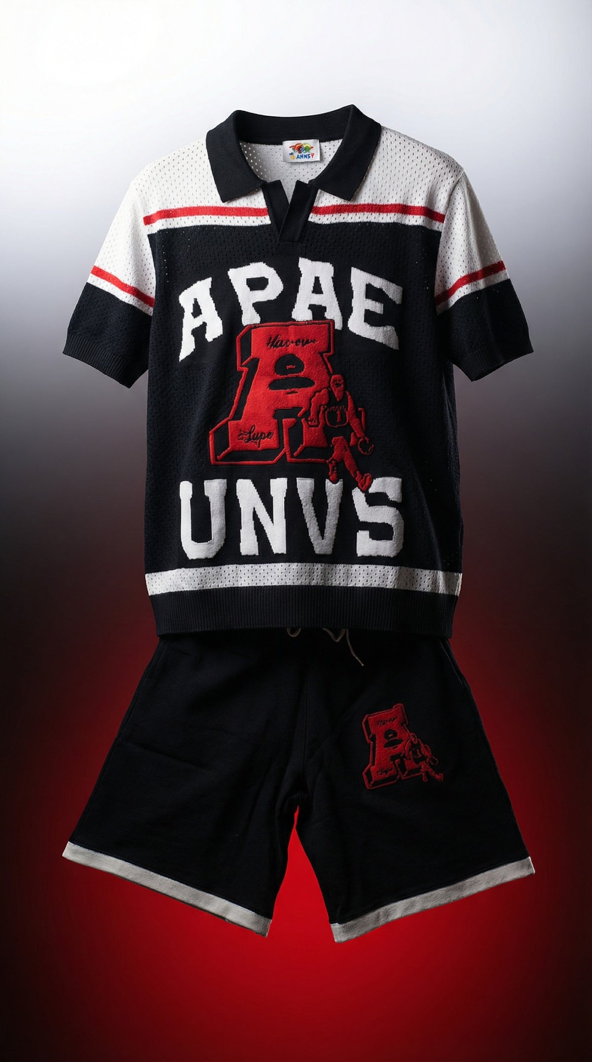 Varsity Co-ord Set — Contrast Piping Fit — view 3