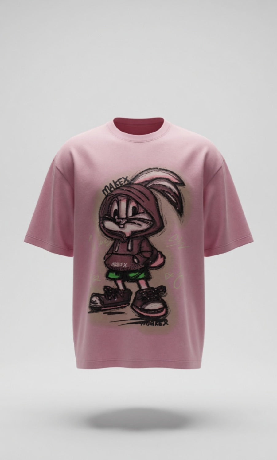 Vintage Adventure Oversized Tee — Premium Cotton Fit — view 2