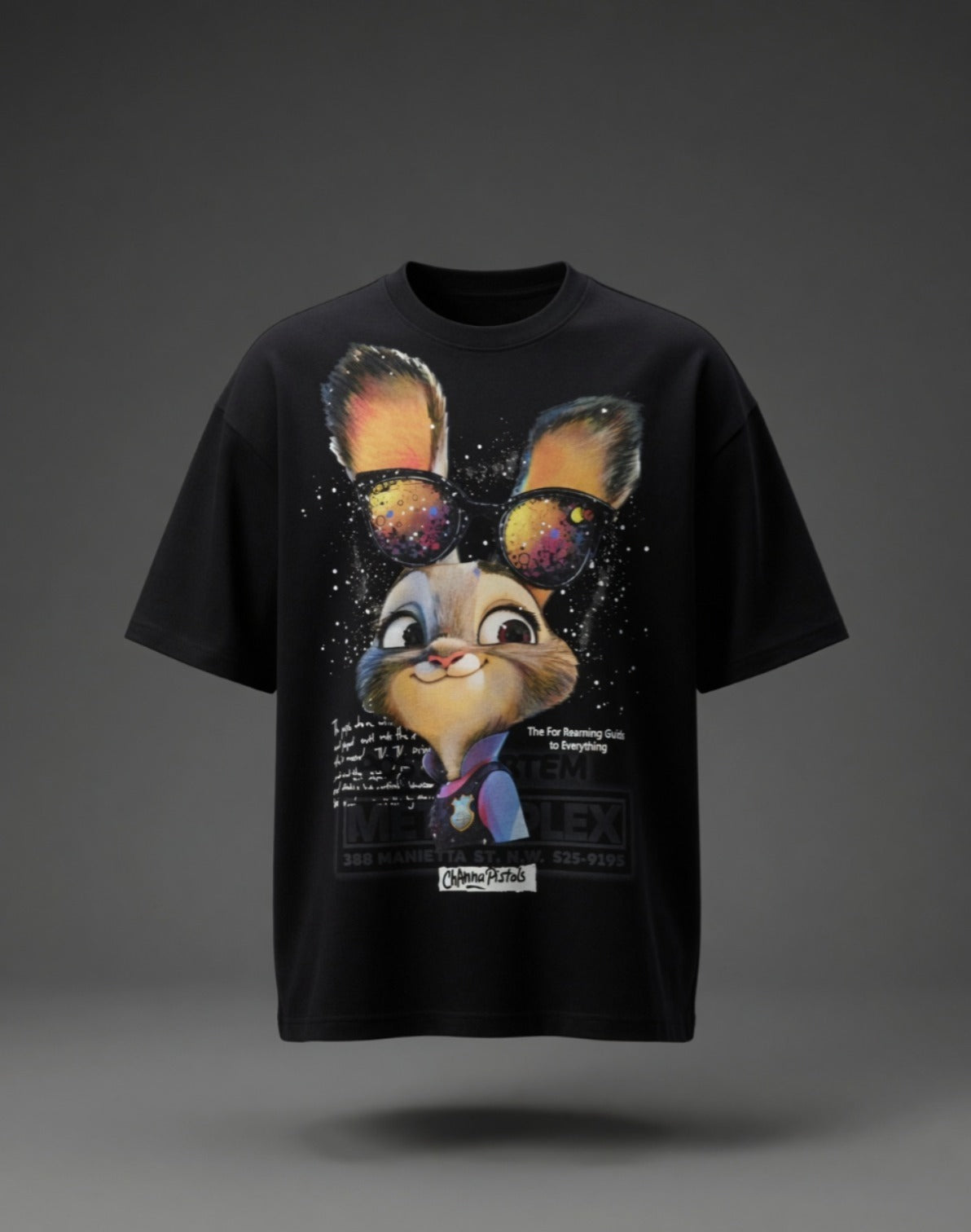 Bunny Graphic Oversized Tee — Premium Cotton Streetwear — view 5