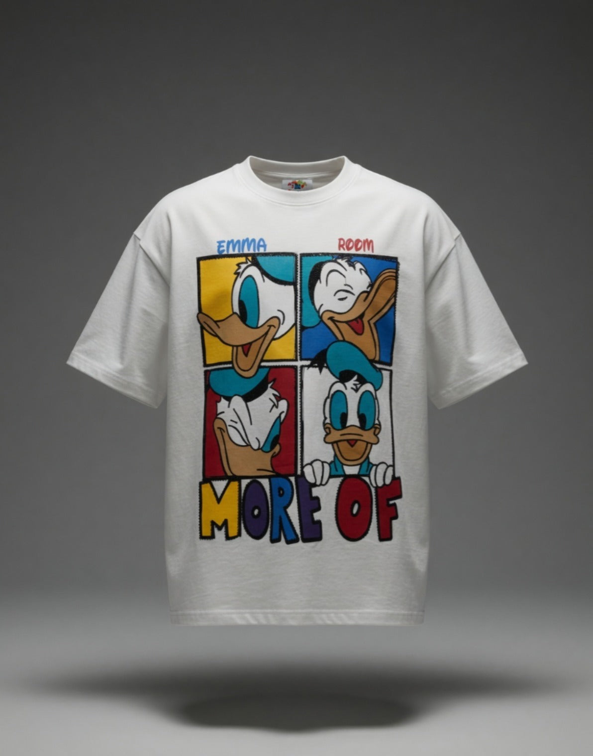 Graphic Oversized Tee — Urban Chaos Print — view 7