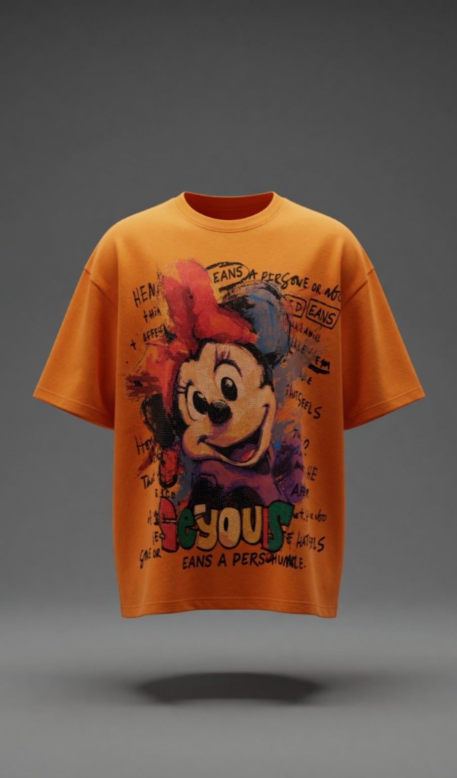 Pop Riot Graphic Tee — Oversized Fit, Premium Cotton — view 7