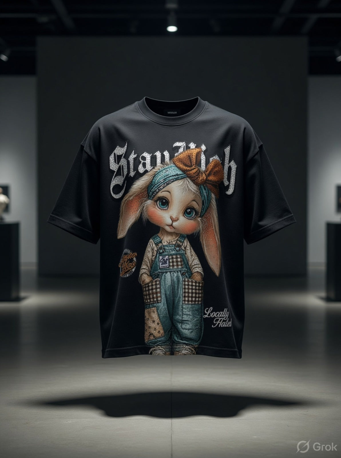 Delicate Elf Graphic Tee — Oversized Premium Cotton — view 3