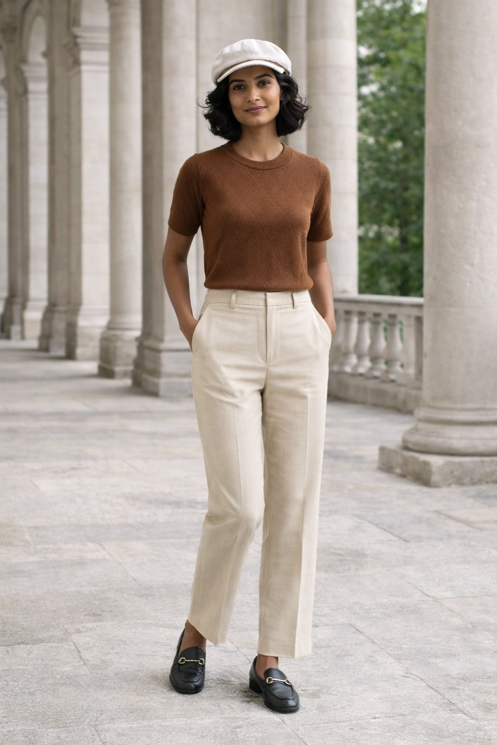 Brown Casuals Top by SANKI women's streetwear
