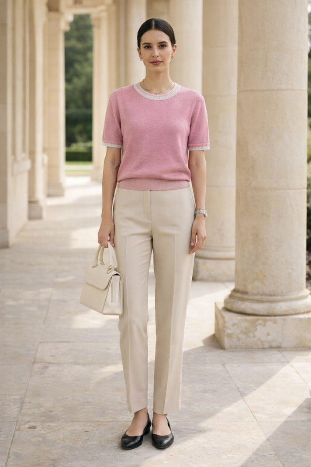 Pink Casuals Top by SANKI women's streetwear