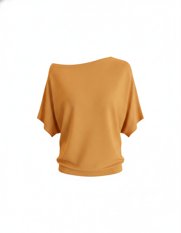 SANKI Orange Regular Fit Casuals Top for Women
