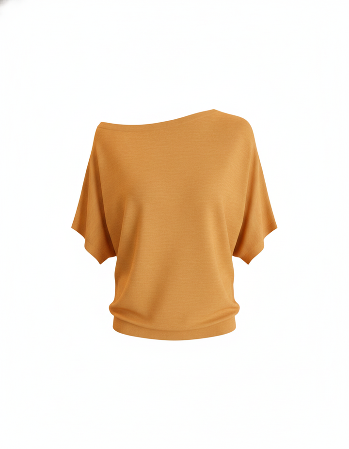 SANKI Orange Regular Fit Casuals Top for Women