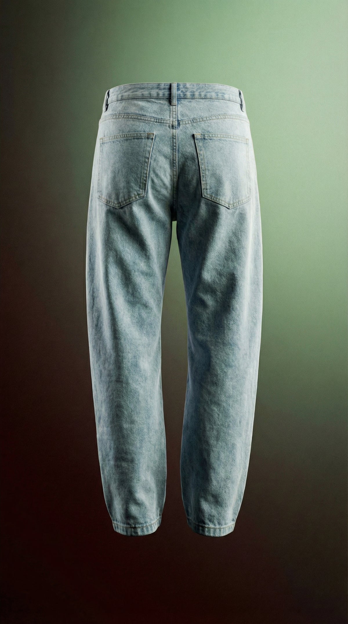 Blue Denim Legend Jeans — Premium Selvedge Fit — view 2