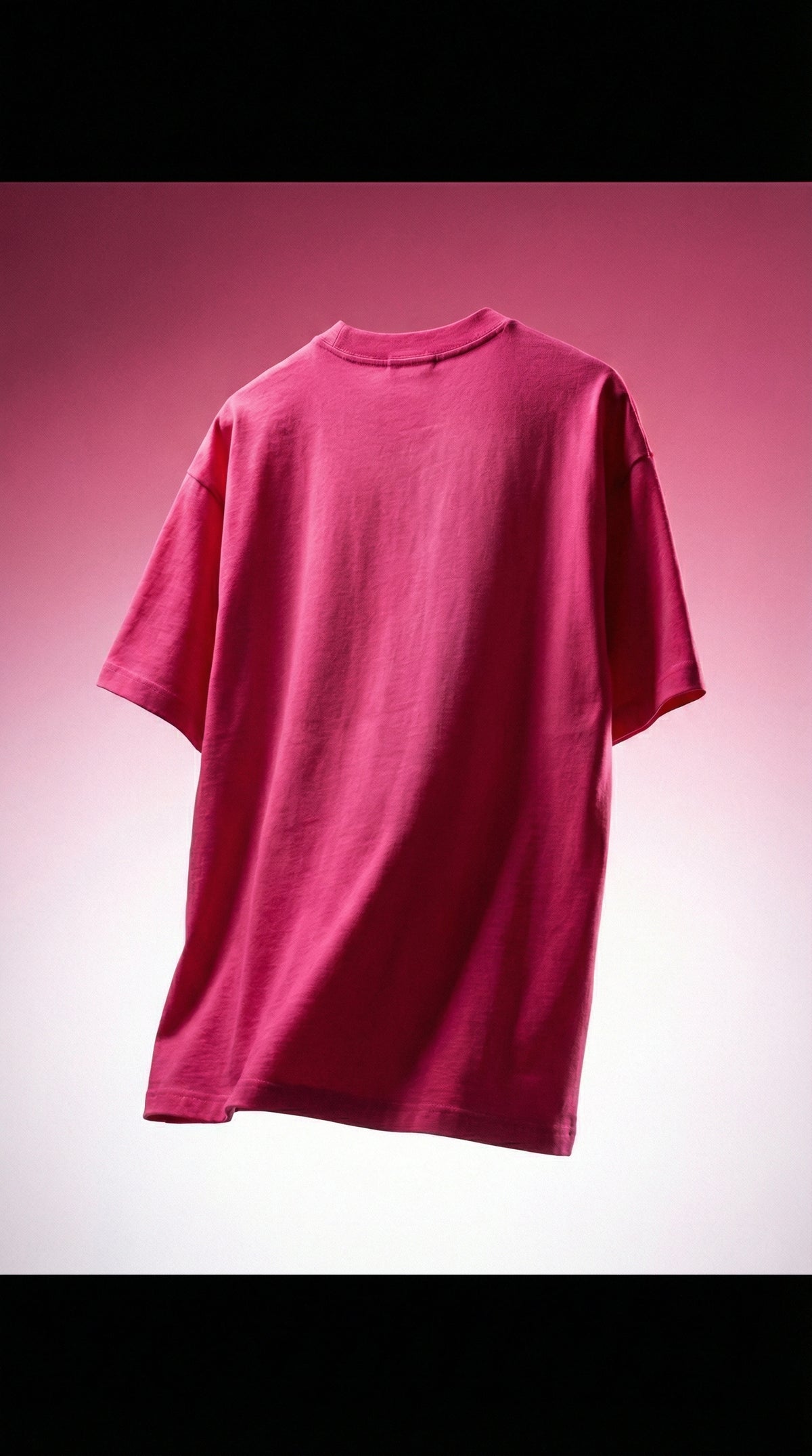 San Andreas Graphic Tee — Pink Oversized Fit — view 4