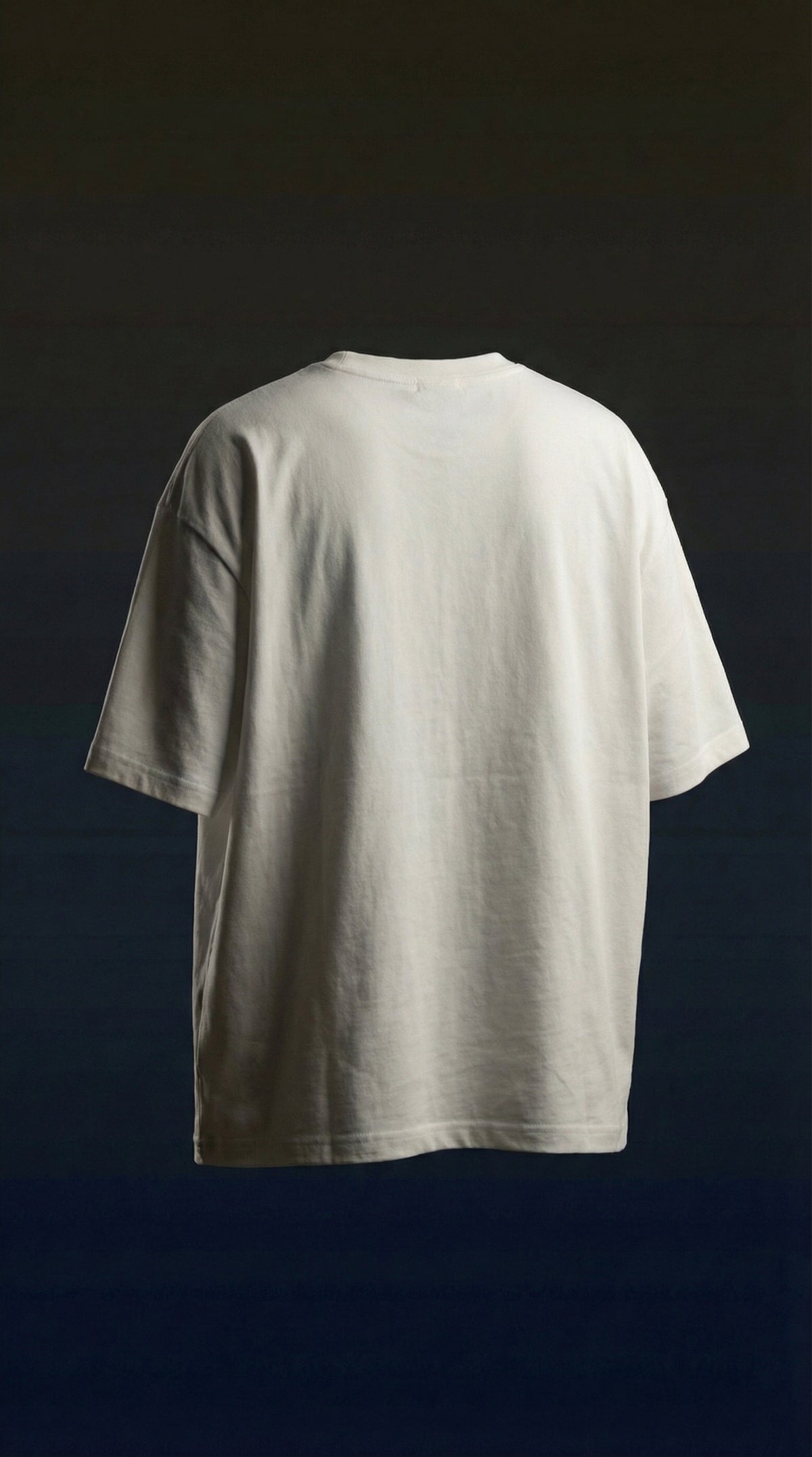 Heritage Teddy Oversized Tee — White Premium Cotton — view 2