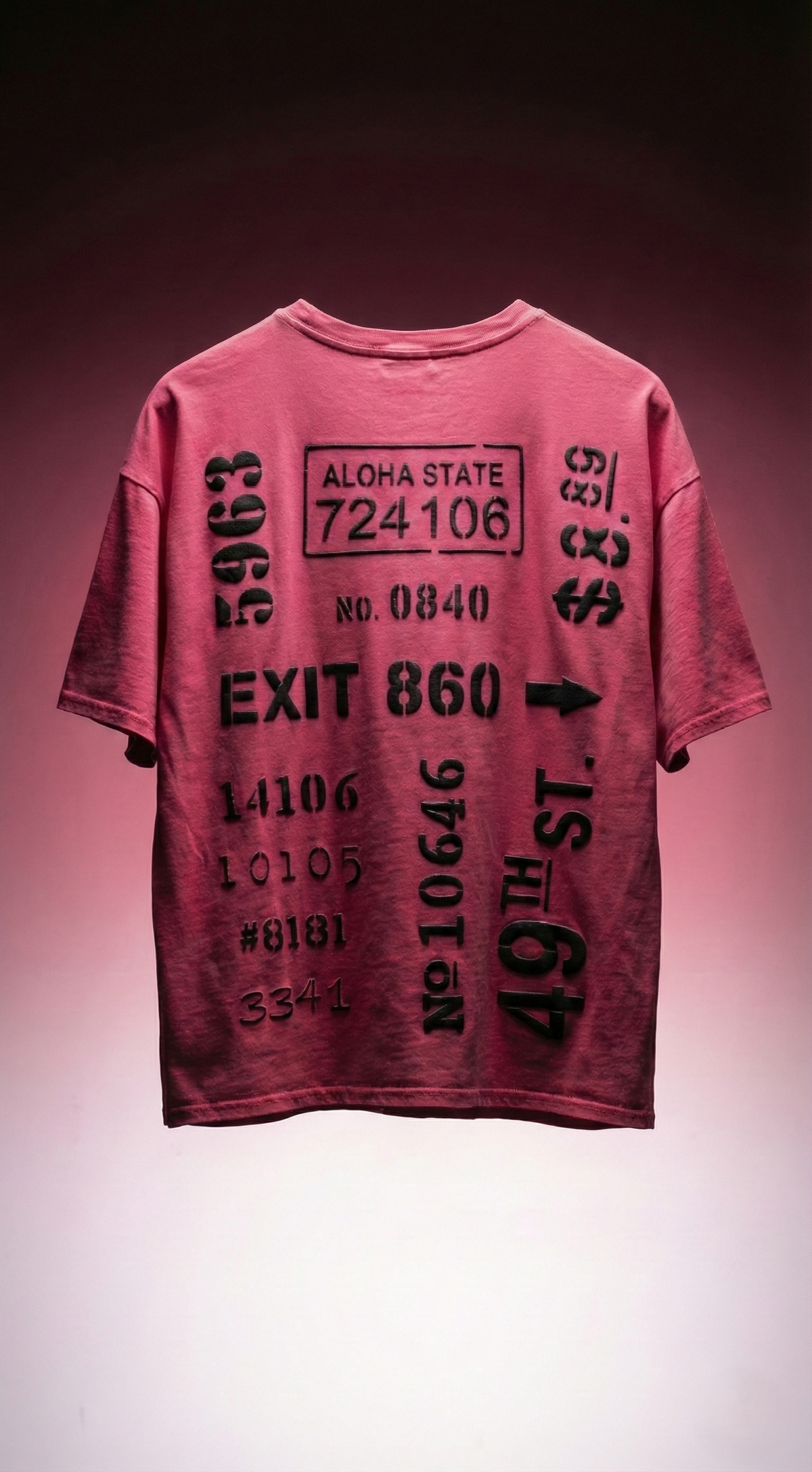 Attitude Edition Oversized Tee — Premium Cotton Fit — view 4