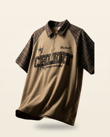 Beige Premium Cotton Tee — Minimalist Everyday Fit