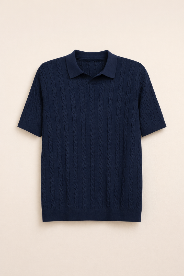 SANKI Blue Regular Fit Casuals T-shirt for Men