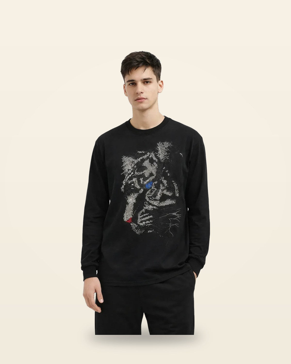 Graphic Print Sweatshirt — Relaxed Fit
