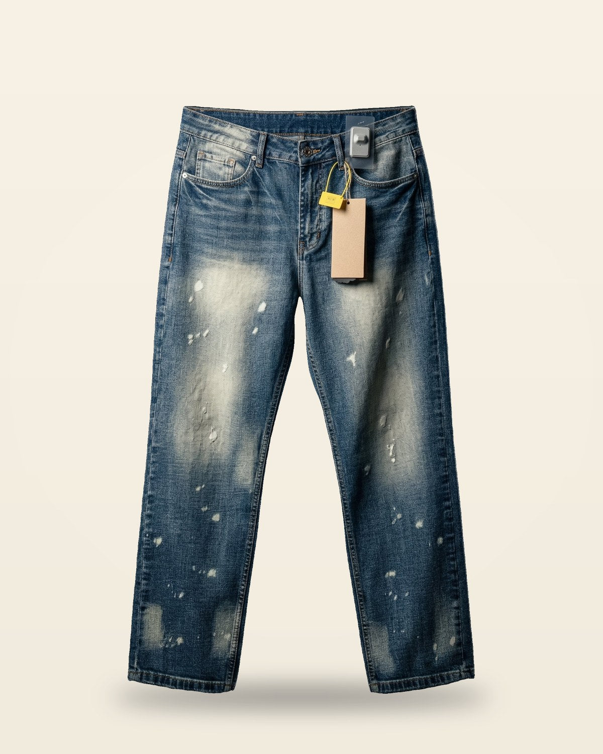 Blue Casual Bottom Jeans — Smooth Texture Fit