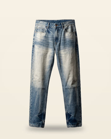 Blue Denim Jeans — Relaxed Fit Casual Bottom