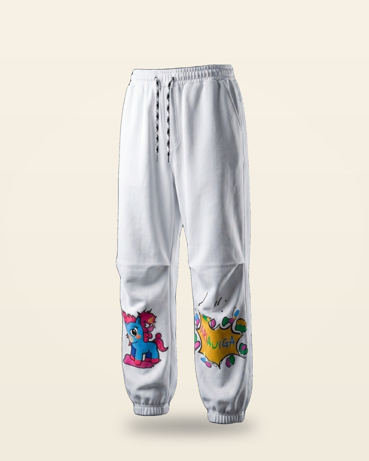 Bombastic Tapered Joggers — Soft Cotton Lower with Drawstring