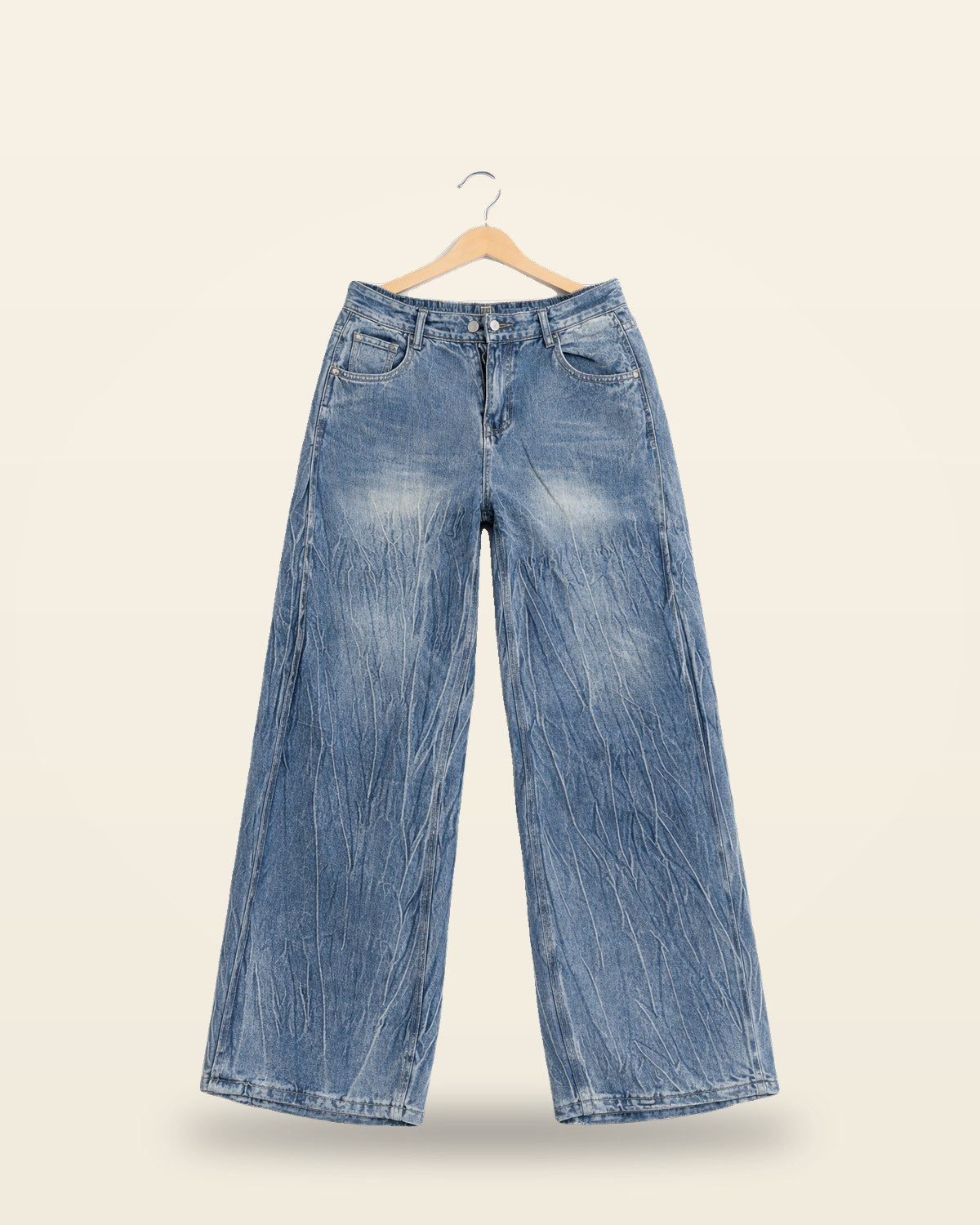 Bottom Jeans — Premium Denim Fit in Blue