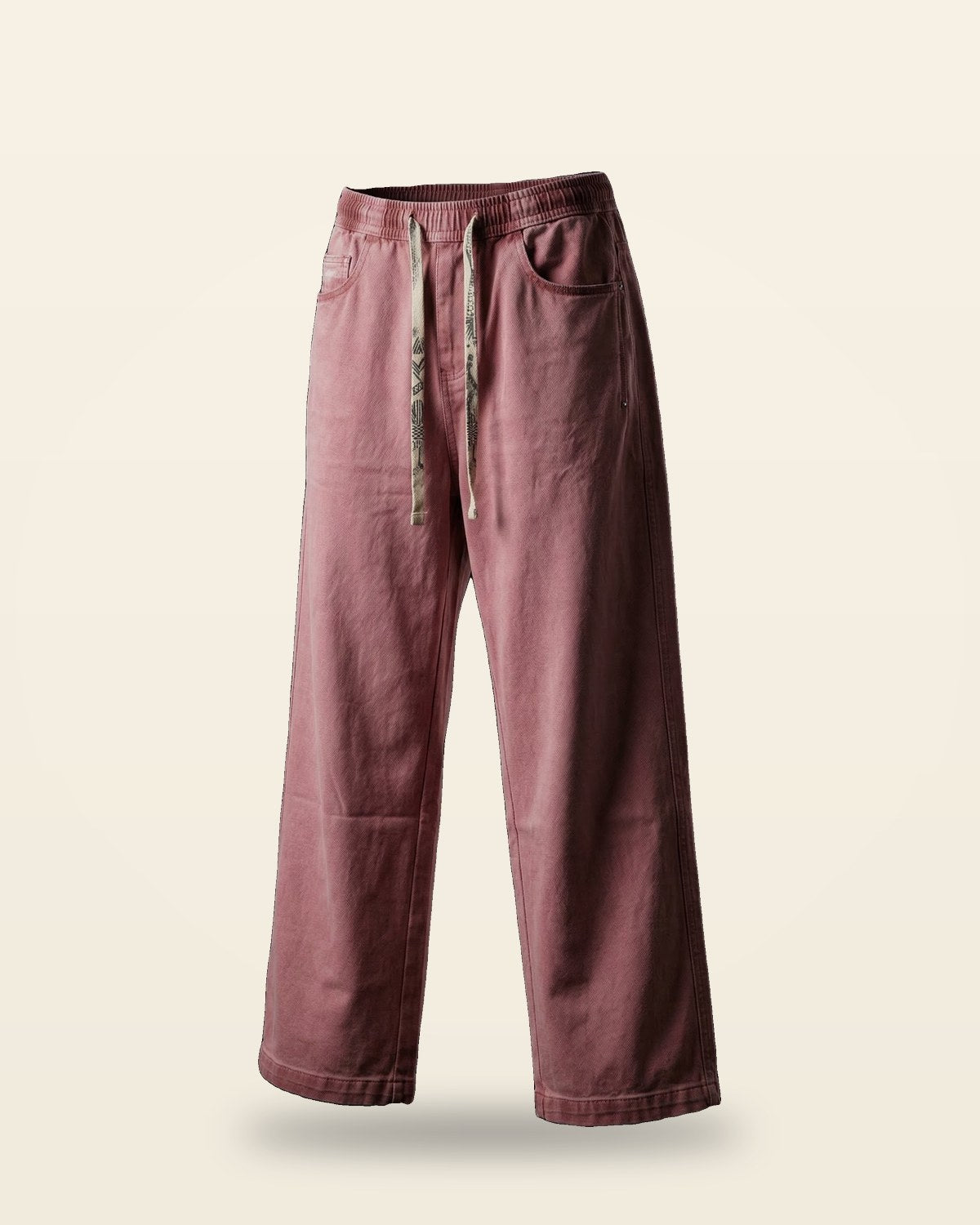 Box Logo Pink Lower — Premium Tapered Fit