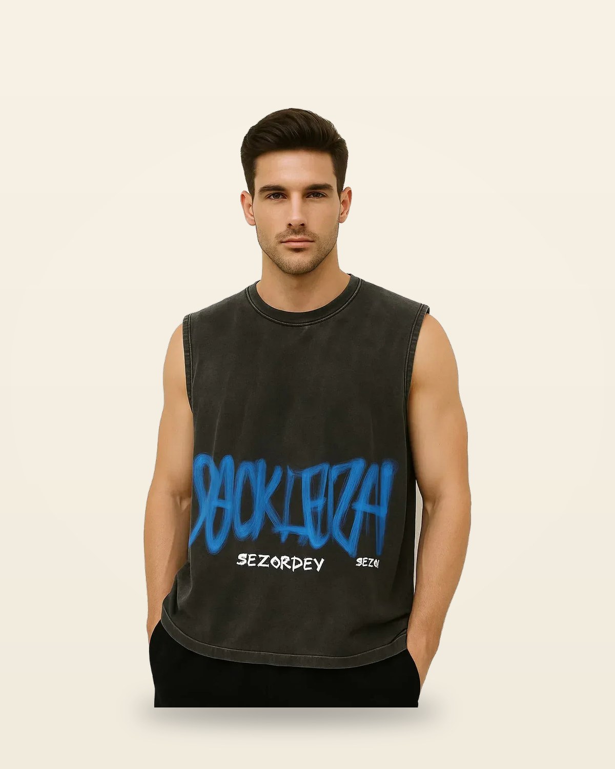 Breathable Cotton Tank — Relaxed Fit Sleeveless